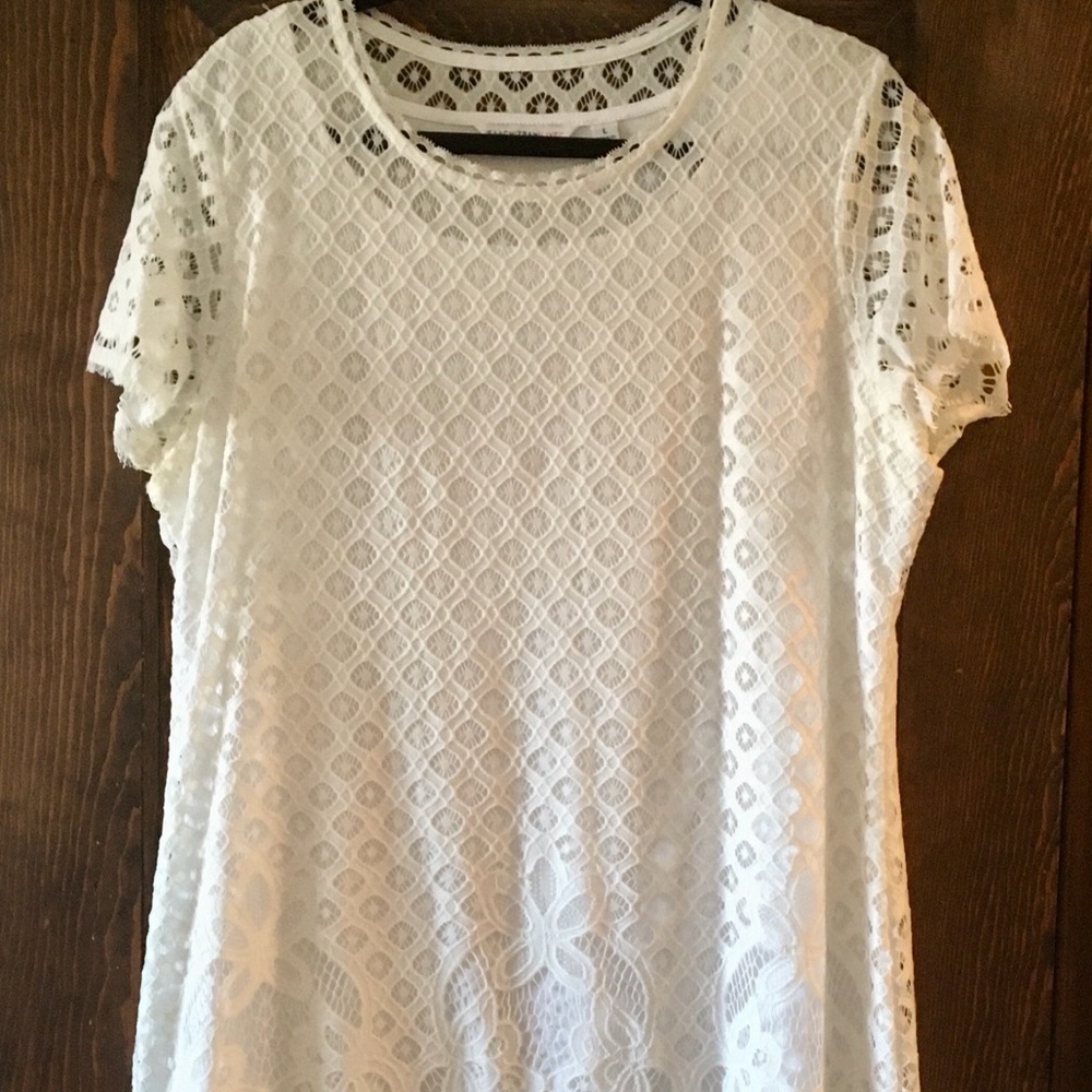 Isaac Mizrahi Lace Shift Dress